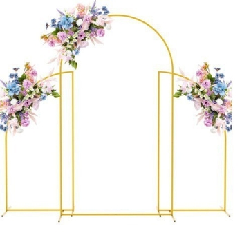 Piiriülene väravakujuline rauast õhupallikaare pulmaseade rekvisiidid õhupallikaare lillealus Mori pulmalava