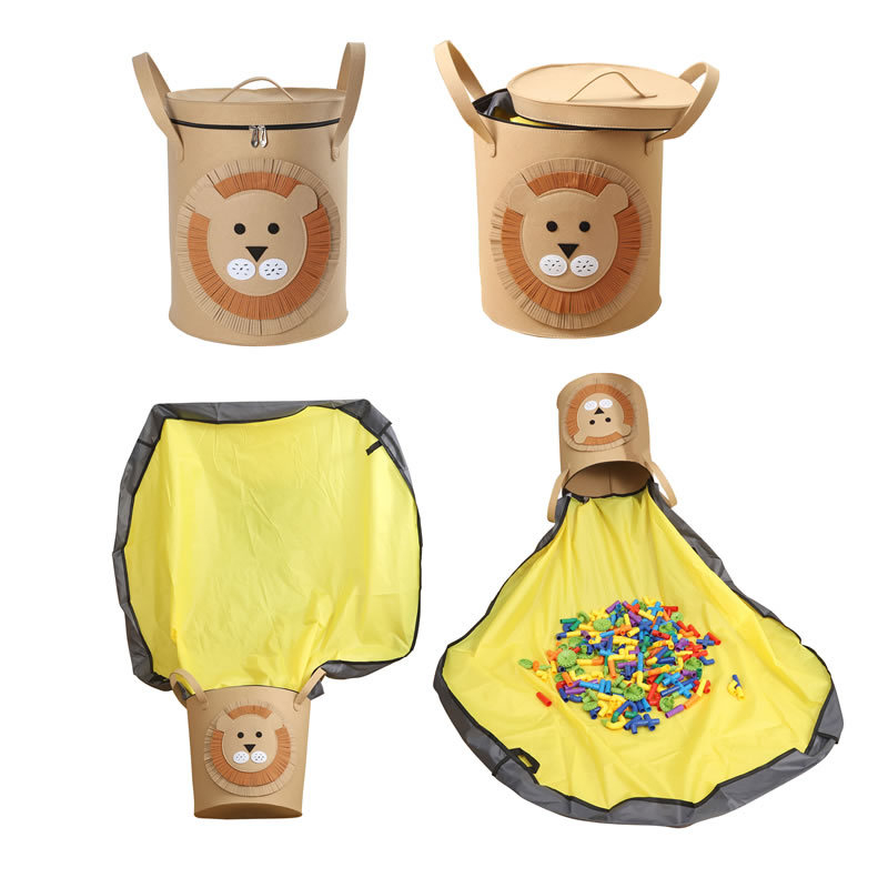 Krokodilo audinio laikymo krepšys su dangteliu ir greito saugojimo žaidimų kilimėliu, vaikų žaislų apdaila, 1239A