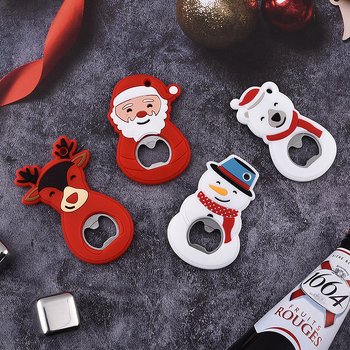 Jõuluvana silikoonist koomiksipudeliavaja silikoonist pudeliavaja kinkepudeliavaja õllepudeliavaja