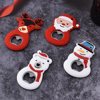 Jõuluvana silikoonist koomiksipudeliavaja silikoonist pudeliavaja kinkepudeliavaja õllepudeliavaja