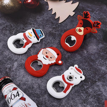 Jõuluvana silikoonist koomiksipudeliavaja silikoonist pudeliavaja kinkepudeliavaja õllepudeliavaja