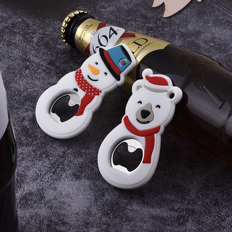 Jõuluvana silikoonist koomiksipudeliavaja silikoonist pudeliavaja kinkepudeliavaja õllepudeliavaja