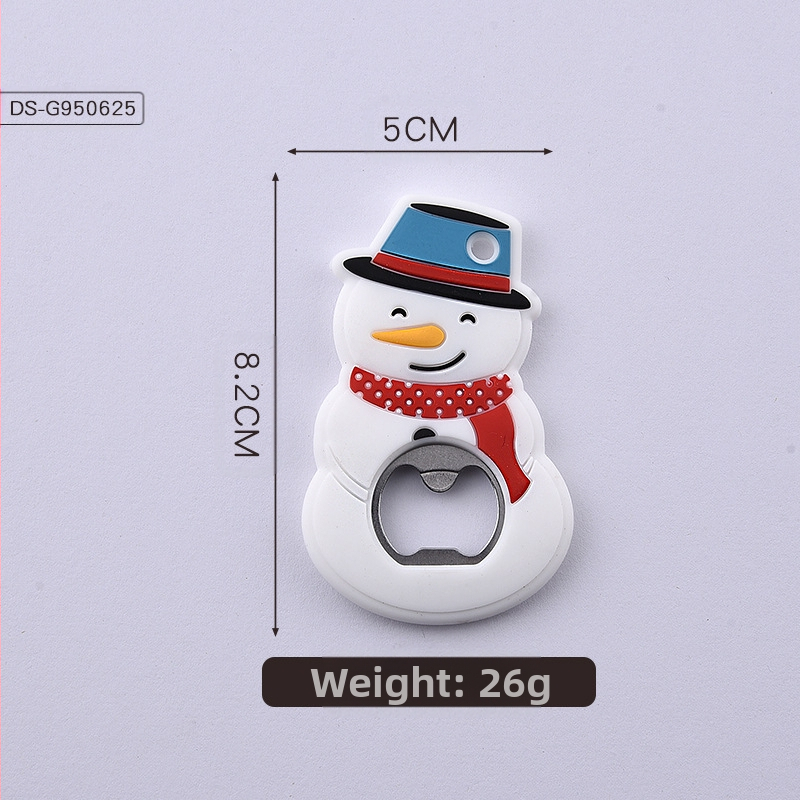 Jõuluvana silikoonist koomiksipudeliavaja silikoonist pudeliavaja kinkepudeliavaja õllepudeliavaja