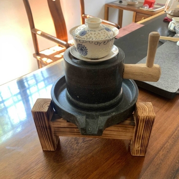 Ръчно бутана малка каменна мелница за чай от династията Сун, каменна мелница от син камък, мелница за смилане на каменна мелница за детска градина, орнаменти за каменна мелница, трансгранична независима пощенска услуга