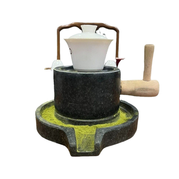 Ръчно бутана малка каменна мелница за чай от династията Сун, каменна мелница от син камък, мелница за смилане на каменна мелница за детска градина, орнаменти за каменна мелница, трансгранична независима пощенска услуга