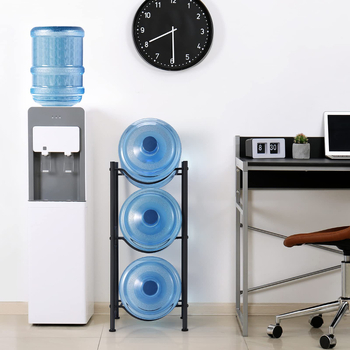 Yangshengi käsitöö must rauast kodukontori köök eemaldatav kolmekihiline neljakihiline veekeetja ämbri hoiuriiul