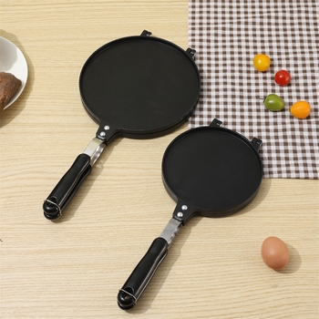 Novi ravni kalup za rolade od aluminijske legure, neprianjajući kalup za prženje, prešani kalup za hrskavo pečenje sladoleda od rolade od jaja