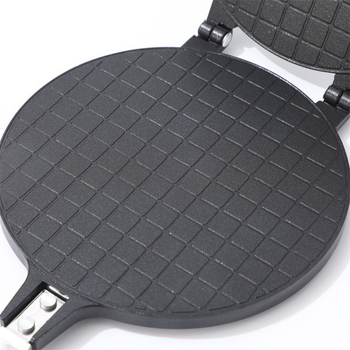 Novi ravni kalup za rolade od aluminijske legure, neprianjajući kalup za prženje, prešani kalup za hrskavo pečenje sladoleda od rolade od jaja