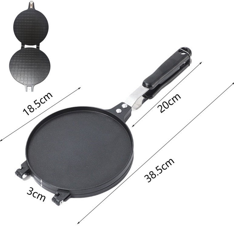 Novi ravni kalup za rolade od aluminijske legure, neprianjajući kalup za prženje, prešani kalup za hrskavo pečenje sladoleda od rolade od jaja