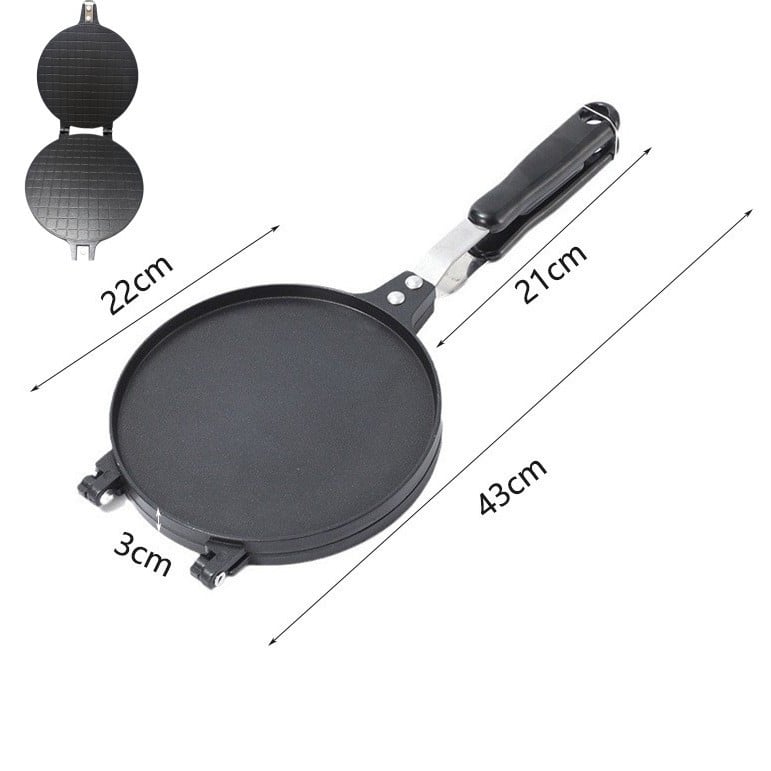 Novi ravni kalup za rolade od aluminijske legure, neprianjajući kalup za prženje, prešani kalup za hrskavo pečenje sladoleda od rolade od jaja