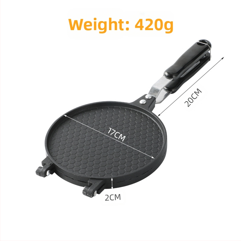 Novi ravni kalup za rolade od aluminijske legure, neprianjajući kalup za prženje, prešani kalup za hrskavo pečenje sladoleda od rolade od jaja