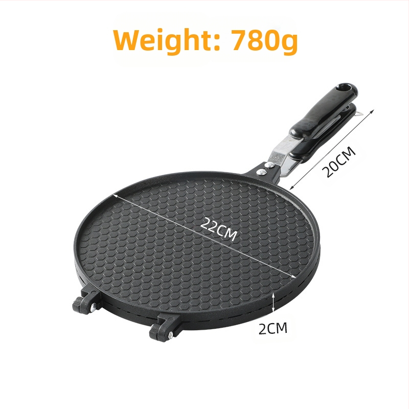 Novi ravni kalup za rolade od aluminijske legure, neprianjajući kalup za prženje, prešani kalup za hrskavo pečenje sladoleda od rolade od jaja