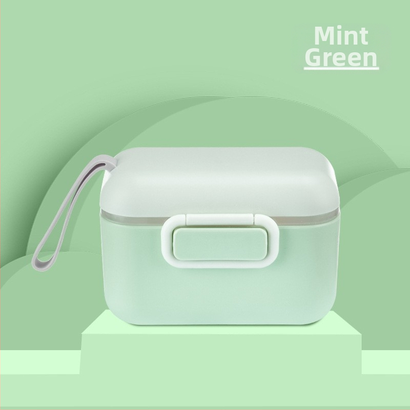 Kaasaskantav suure mahutavusega imiku piimasegu dosaator reisimiseks, mugav piimasegu konteiner