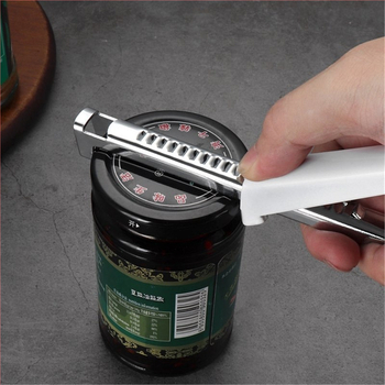 Εργοστασιακά άμεσου ανεφοδιασμού από ανοξείδωτο χάλυβα ρυθμιζόμενο ανοιχτήρι κονσερβών πολυλειτουργικό ανοιχτήρι κονσερβών ανοιχτήρι κονσερβών μαχαίρι μπουκάλι συσκευές κουζίνας