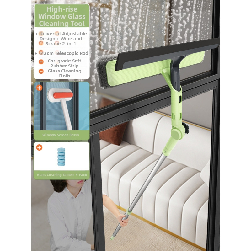 Klaasipuhastus Kodune kõrgete korruste akende kraapimine Pesu Aknapesu Kahepoolne pühkimine Kodune puhastus