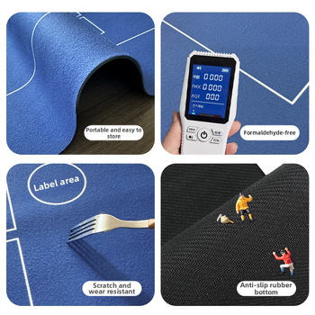 Specialios technologijos aksominė mahjongo staltiesė kiaušinių varžyboms, staltiesė, pokerio neslystantis kilimėlis, kvadratinis garsą izoliuojantis ir triukšmą mažinantis stalo kilimėlis