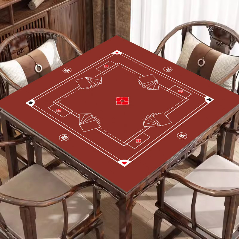 Specialios technologijos aksominė mahjongo staltiesė kiaušinių varžyboms, staltiesė, pokerio neslystantis kilimėlis, kvadratinis garsą izoliuojantis ir triukšmą mažinantis stalo kilimėlis