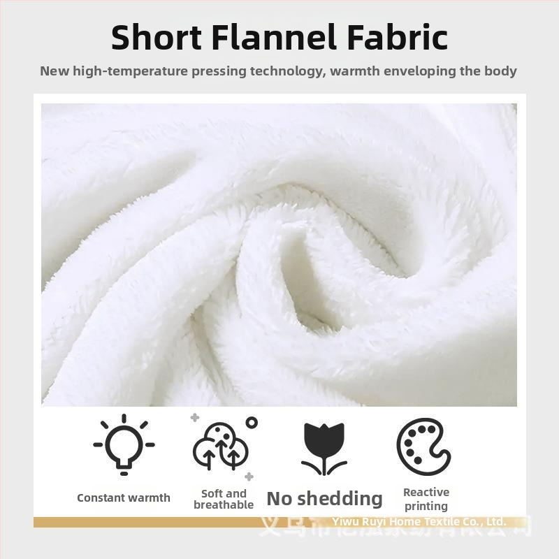 Дигитален печат Сладко котешко одеяло Високо тегло Удебелено топло одеяло Външно къмпинг одеяло Фланел