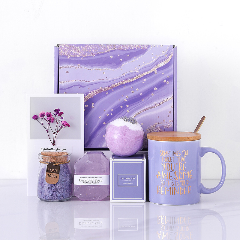 Amazonska prekogranična keramička šalica s poklopcem od bambusa i drveta i žlicom, poklon za šalicu za kavu, visoka vrijednost boje, poklon za Majčin dan