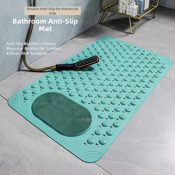 Neslystantis vonios kambario kilimėlis, dušo kambarys, vonios kambario kilimėlis, pagyvenusių žmonių ir vaikų pėdų krintantis ekologiškas masažinis grindų kilimėlis
