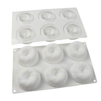 Νέο σε απόθεμα 6 τεμαχίων φόρμα για κέικ σιλικόνης με μπάλα γαλλικής κάνναβης και τουρμπίνας, μεγάλη γούνινη μπάλα, φόρμα για μους από μαλλί