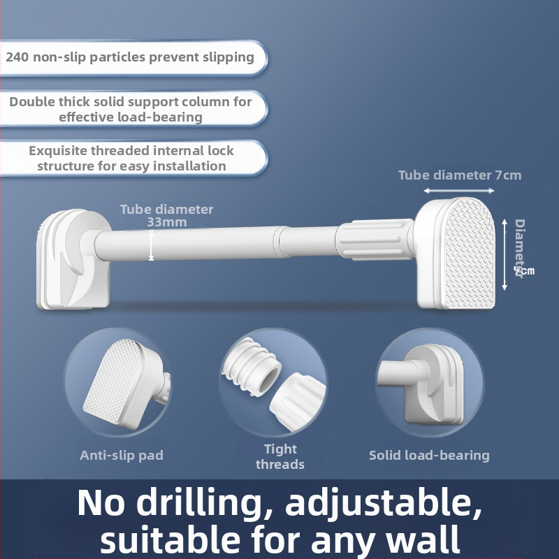 Rõdule mõeldud stantsivaba kuivatusrest, teleskoopvarras, majapidamiskardinate traksidega, roostevabast terasest torude kinnitus, üksikud jahedad riided kaitsevad