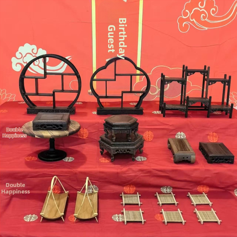 Új kínai desszertasztal-kiállítás, állványos asztaldísz, születésnapi bankett, bababankett, esküvői bankett, heti desszertasztal, teaszünet, desszertasztal