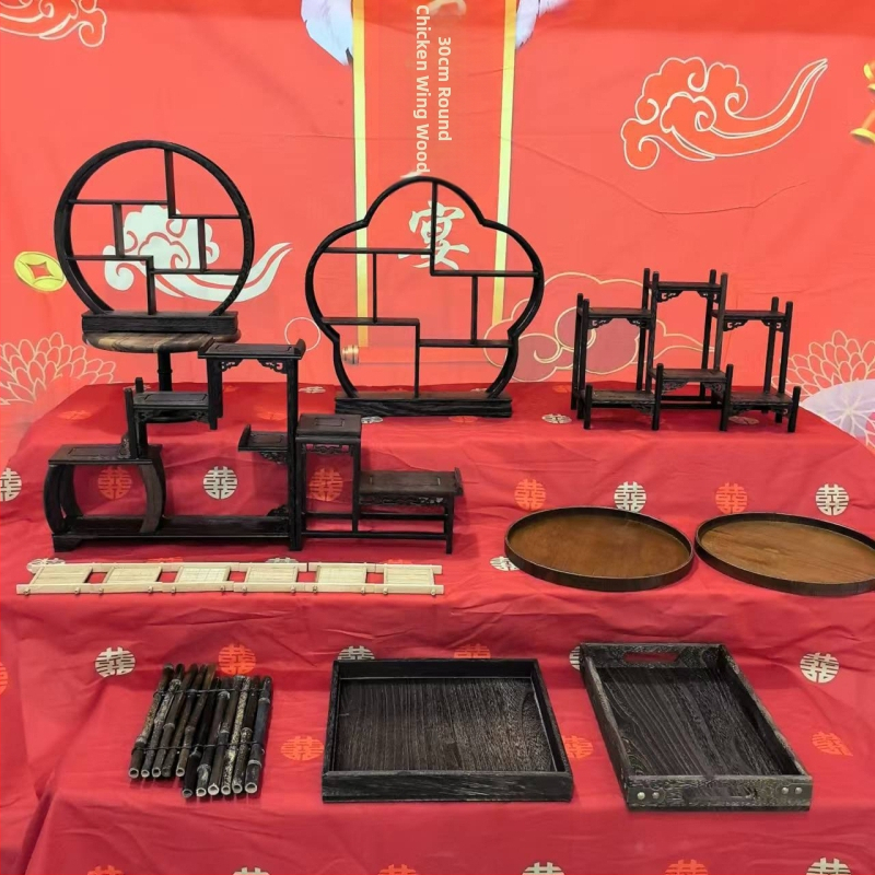 Új kínai desszertasztal-kiállítás, állványos asztaldísz, születésnapi bankett, bababankett, esküvői bankett, heti desszertasztal, teaszünet, desszertasztal