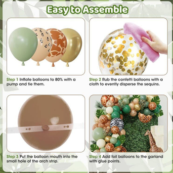 „Cross Border“ džiunglių balionų kostiumas, zebras, tigras, leopardas, 18 colių aliuminio plėvelės balionas, vaikų gimtadienio šventės dekoracija