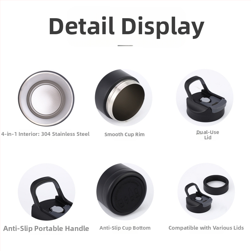 16oz космическа чаша 4 в 1 кутия за Кока-Кола от неръждаема стомана 304, детска термо чаша, преносима, придружаваща чаша за кафе