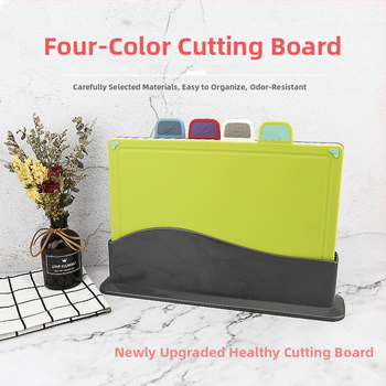 Medžiaga Daugiafunkcis plastikinis pjaustymo lentelių rinkinys Pjaustymo lentelė Neslystanti Speciali klasifikacija Pjaustymo lentelė Žalias virtas maistas Stalviršis Maistinė kokybė