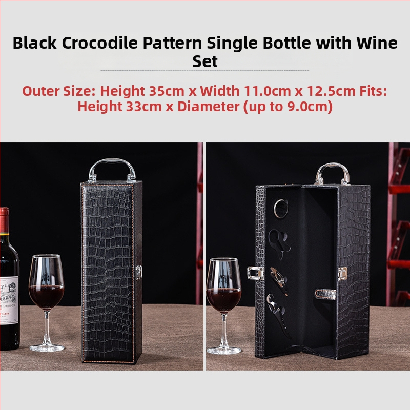 Punase veini pakendi kinkekarp ühekordne 2 paari nahkkarpi kõrgekvaliteedilisest veinist tühi karp karp kohapeal tipptasemel