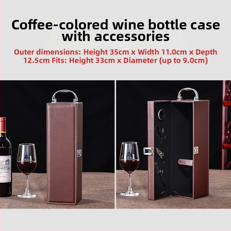 Punase veini pakendi kinkekarp ühekordne 2 paari nahkkarpi kõrgekvaliteedilisest veinist tühi karp karp kohapeal tipptasemel