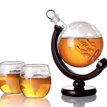 Kõrge borosilikaatklaasist käsitöö maa dekanter sobib klaaspudel maa dekanter käsitöö kaunistused