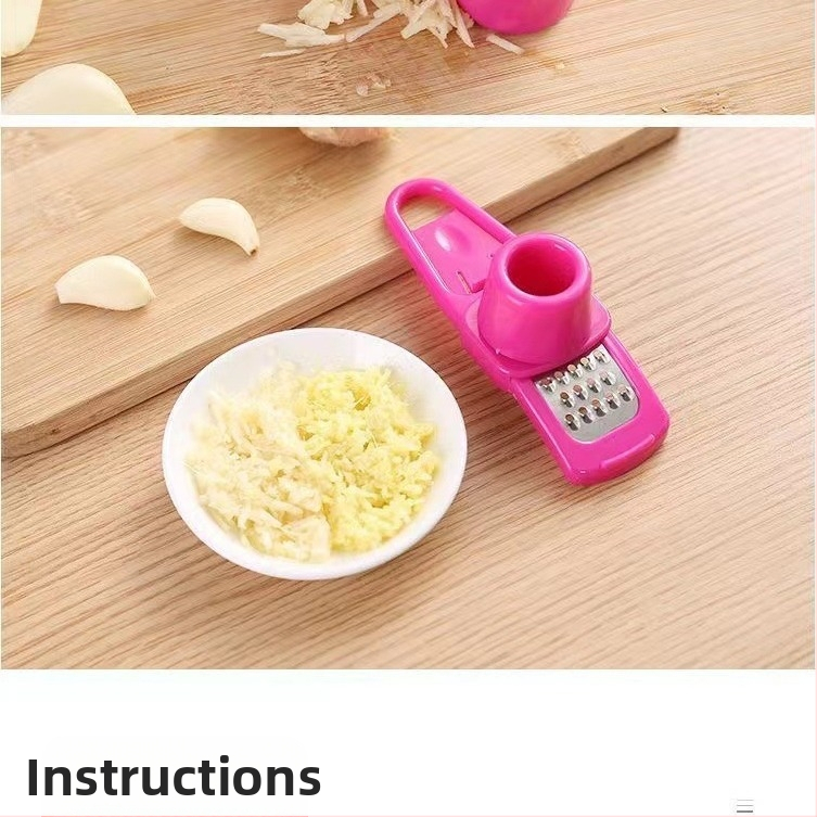 Артефакт за чесново пюре, домакински креативен многофункционален чеснов натиск, артефакт за смилане на джинджифил, приспособление за смилане на чесън, преса за чесън