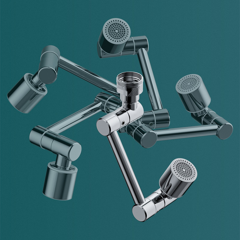 Mechaninė svirtis Universalus maišytuvo antgalis Sukamas daugiafunkcis vandenį taupantis prailginimas Svirtis tipo naujas vairo putojimo įrenginys