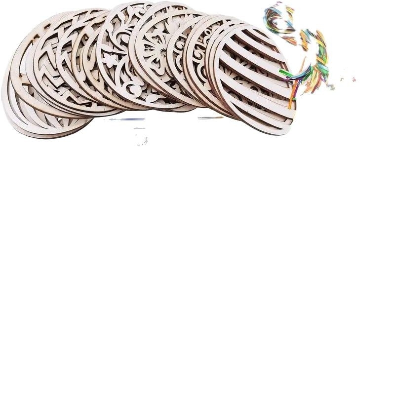 Șablon de pictură DIY pentru ouă de graffiti pentru copii transfrontaliere, flori creative, panglică, meșteșuguri din lemn de Paște