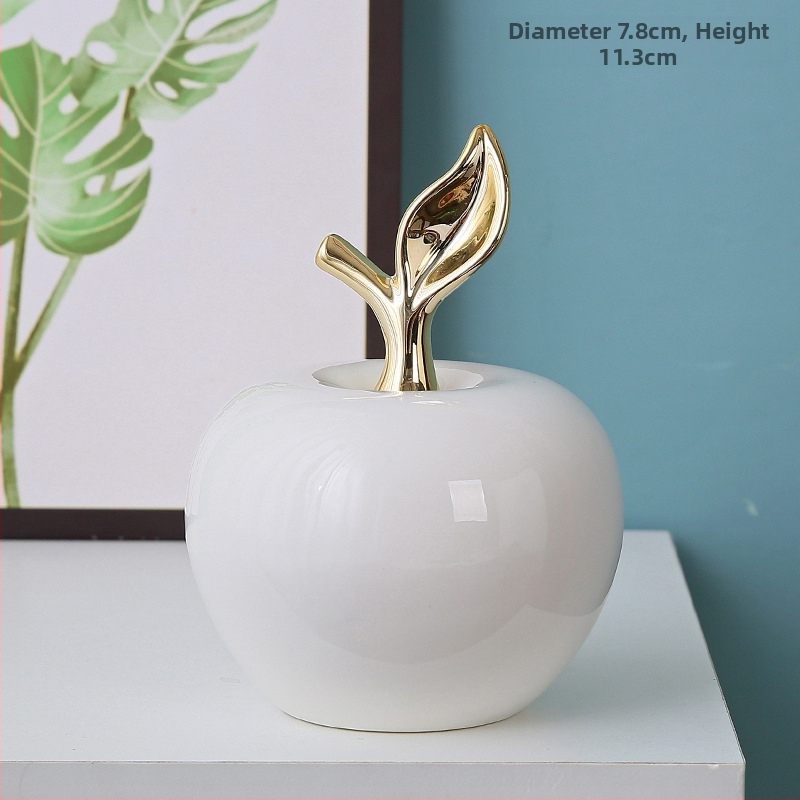 Loominguline Euroopa stiilis õunakaunistus sisehallis elutoas raamaturiiulil televiisorikapil laual keraamiline käsitöökaunistus hulgimüük