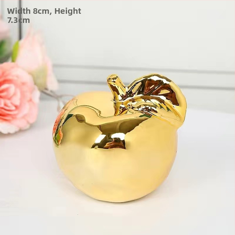 Loominguline Euroopa stiilis õunakaunistus sisehallis elutoas raamaturiiulil televiisorikapil laual keraamiline käsitöökaunistus hulgimüük