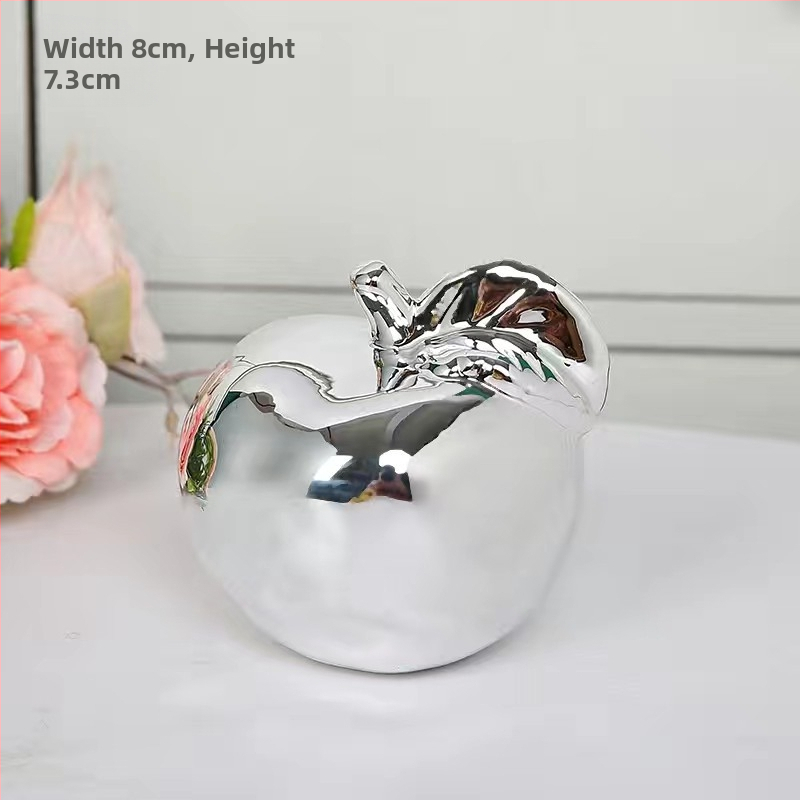 Loominguline Euroopa stiilis õunakaunistus sisehallis elutoas raamaturiiulil televiisorikapil laual keraamiline käsitöökaunistus hulgimüük