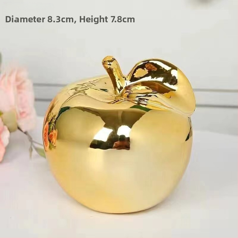 Loominguline Euroopa stiilis õunakaunistus sisehallis elutoas raamaturiiulil televiisorikapil laual keraamiline käsitöökaunistus hulgimüük