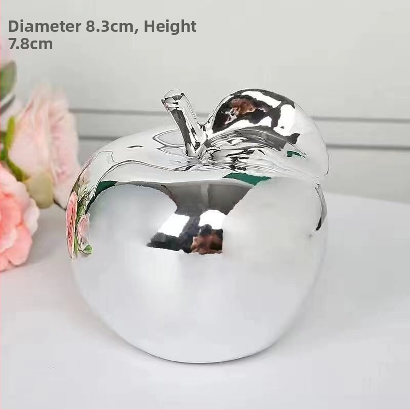 Loominguline Euroopa stiilis õunakaunistus sisehallis elutoas raamaturiiulil televiisorikapil laual keraamiline käsitöökaunistus hulgimüük