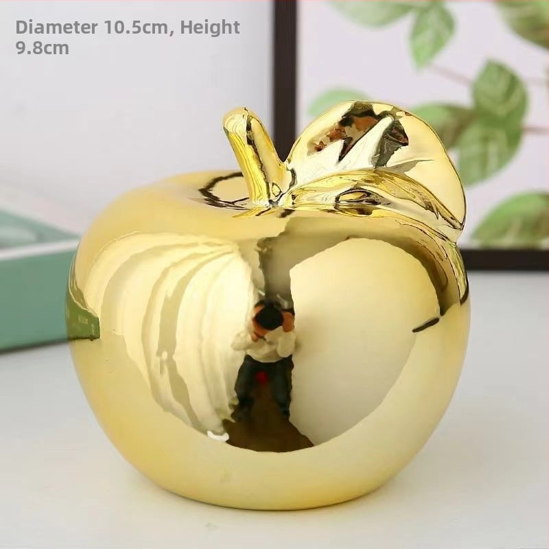 Loominguline Euroopa stiilis õunakaunistus sisehallis elutoas raamaturiiulil televiisorikapil laual keraamiline käsitöökaunistus hulgimüük