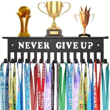 Кована желязна закачка за букви TOWELS за врата без перфоратор, закачалка за палта за задна врата, закачалка за ключове за кърпи