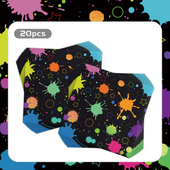 [На склад] Amazon Painted Pigments Creative Decoration Salvets for Children Birthday Party