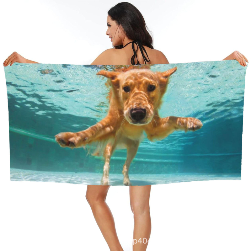 Koera rannarätik, vannirätik, hulgimüük, mikrokiust digitaaltrükk, kaasaskantav, kiiresti kuivav, imav, Amazon Hiptone Cross