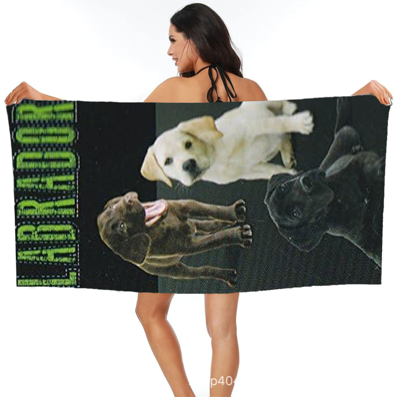 Koera rannarätik, vannirätik, hulgimüük, mikrokiust digitaaltrükk, kaasaskantav, kiiresti kuivav, imav, Amazon Hiptone Cross