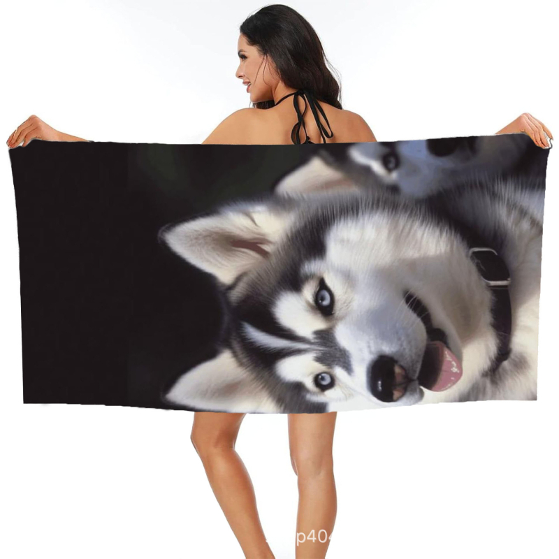 Koera rannarätik, vannirätik, hulgimüük, mikrokiust digitaaltrükk, kaasaskantav, kiiresti kuivav, imav, Amazon Hiptone Cross