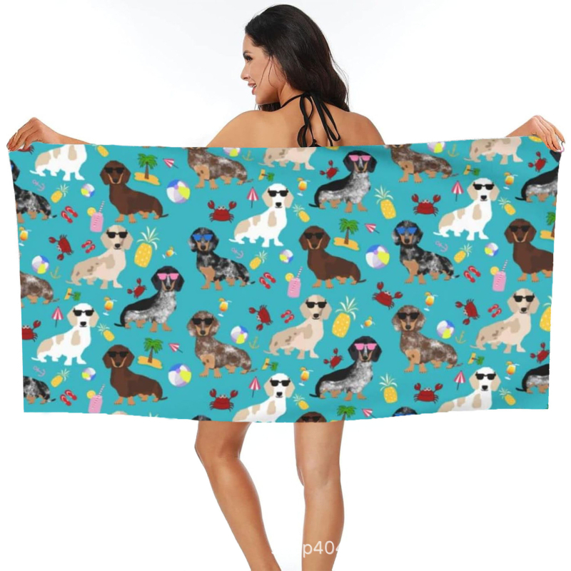 Koera rannarätik, vannirätik, hulgimüük, mikrokiust digitaaltrükk, kaasaskantav, kiiresti kuivav, imav, Amazon Hiptone Cross