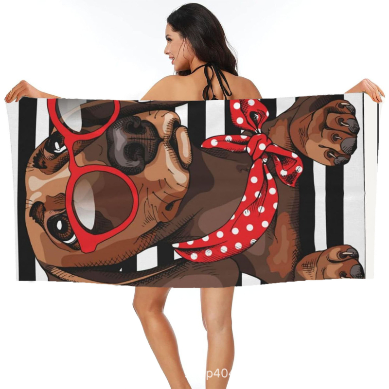 Koera rannarätik, vannirätik, hulgimüük, mikrokiust digitaaltrükk, kaasaskantav, kiiresti kuivav, imav, Amazon Hiptone Cross